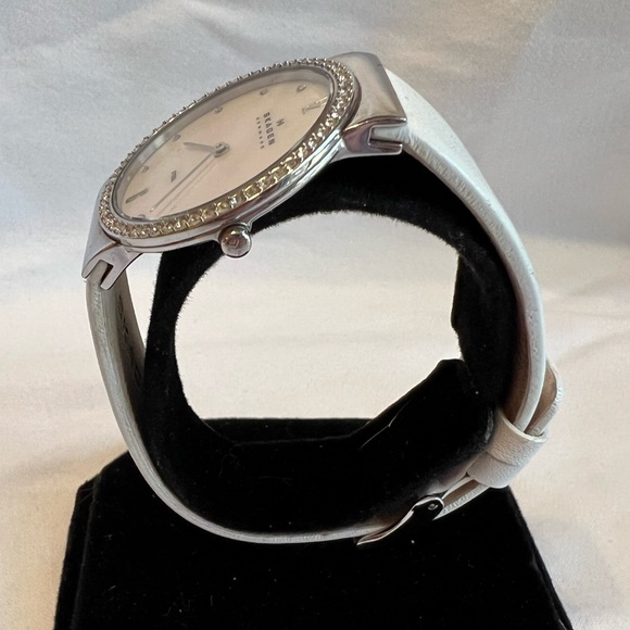 Skagen Mother of Pearl Swarovski Crystal Watch - Picture 2 of 6